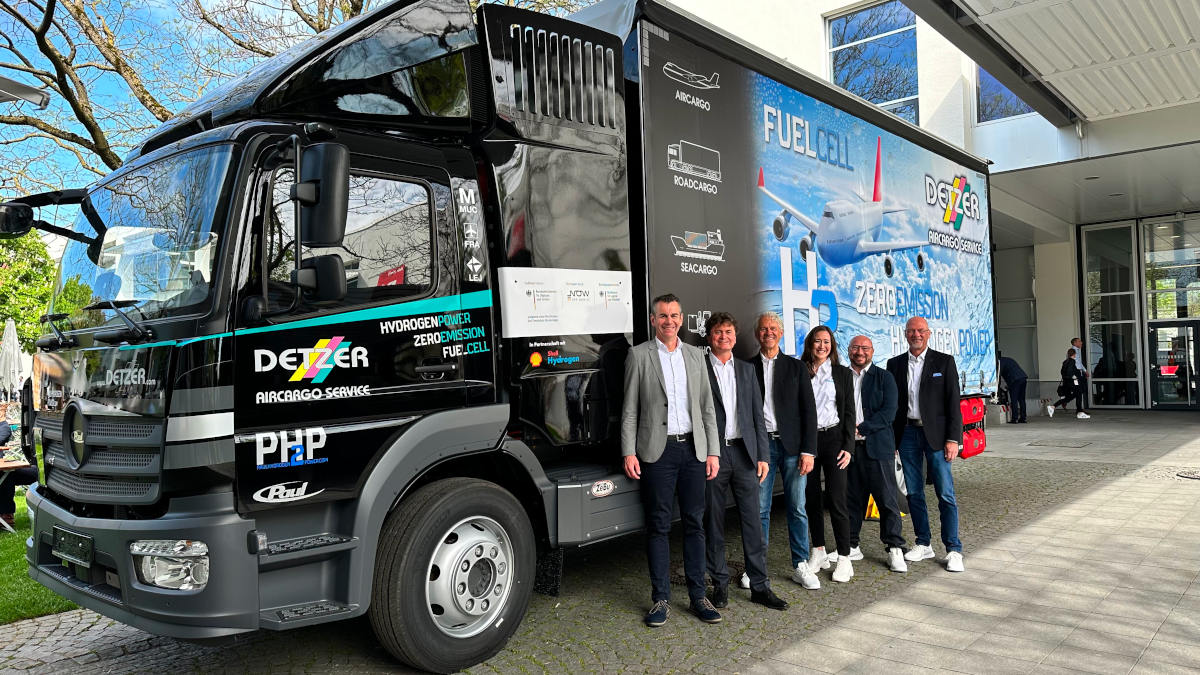 Detzer Aircargo Service setzt auf Wasserstoff-Trucks von der Paul Group
