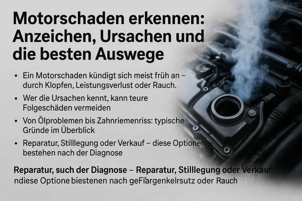 Motorschaden erkennen