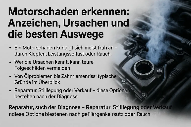 Motorschaden erkennen